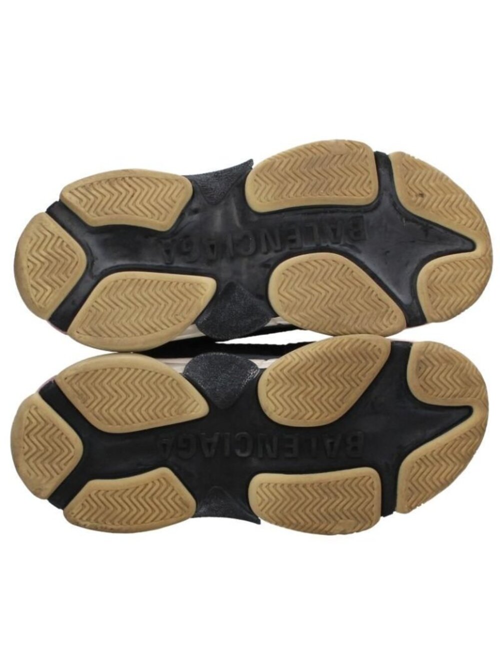 Balenciaga Triple S Trainers Leather Up Sneakers - Picture 3 of 5